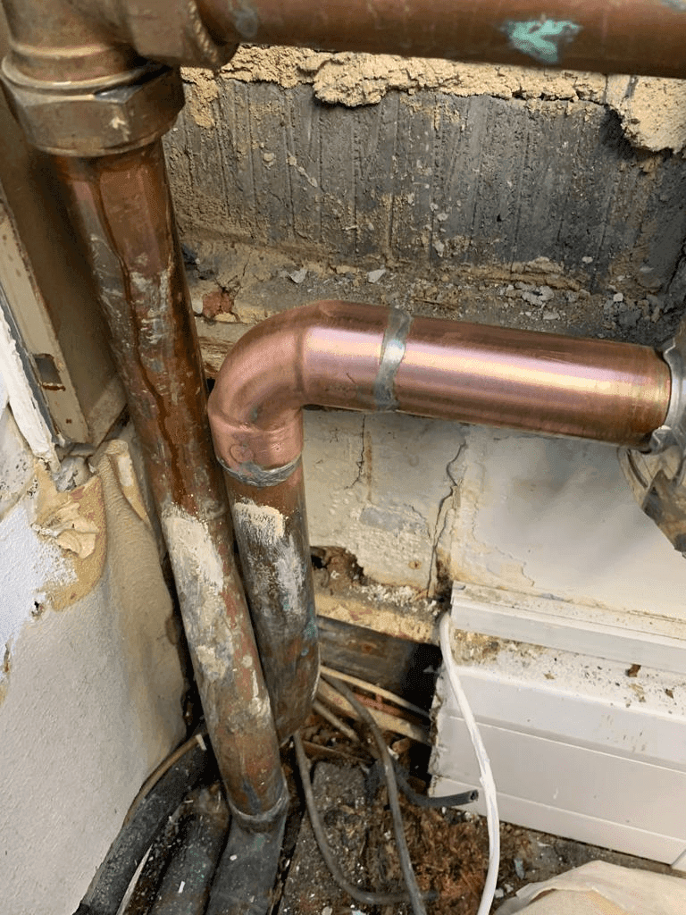 Before Emergency Burst Pipe